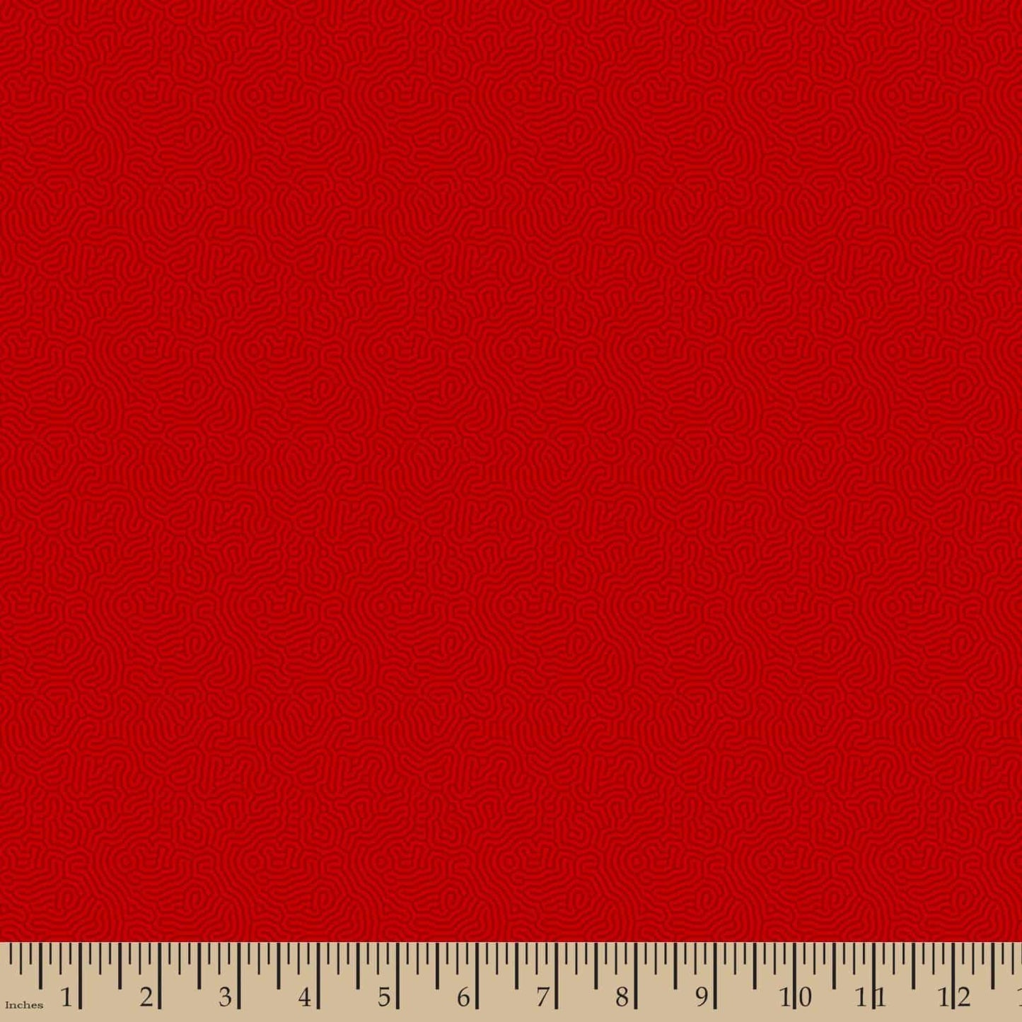 Maze Red Velvet Patrick Lose Cotton Fabric