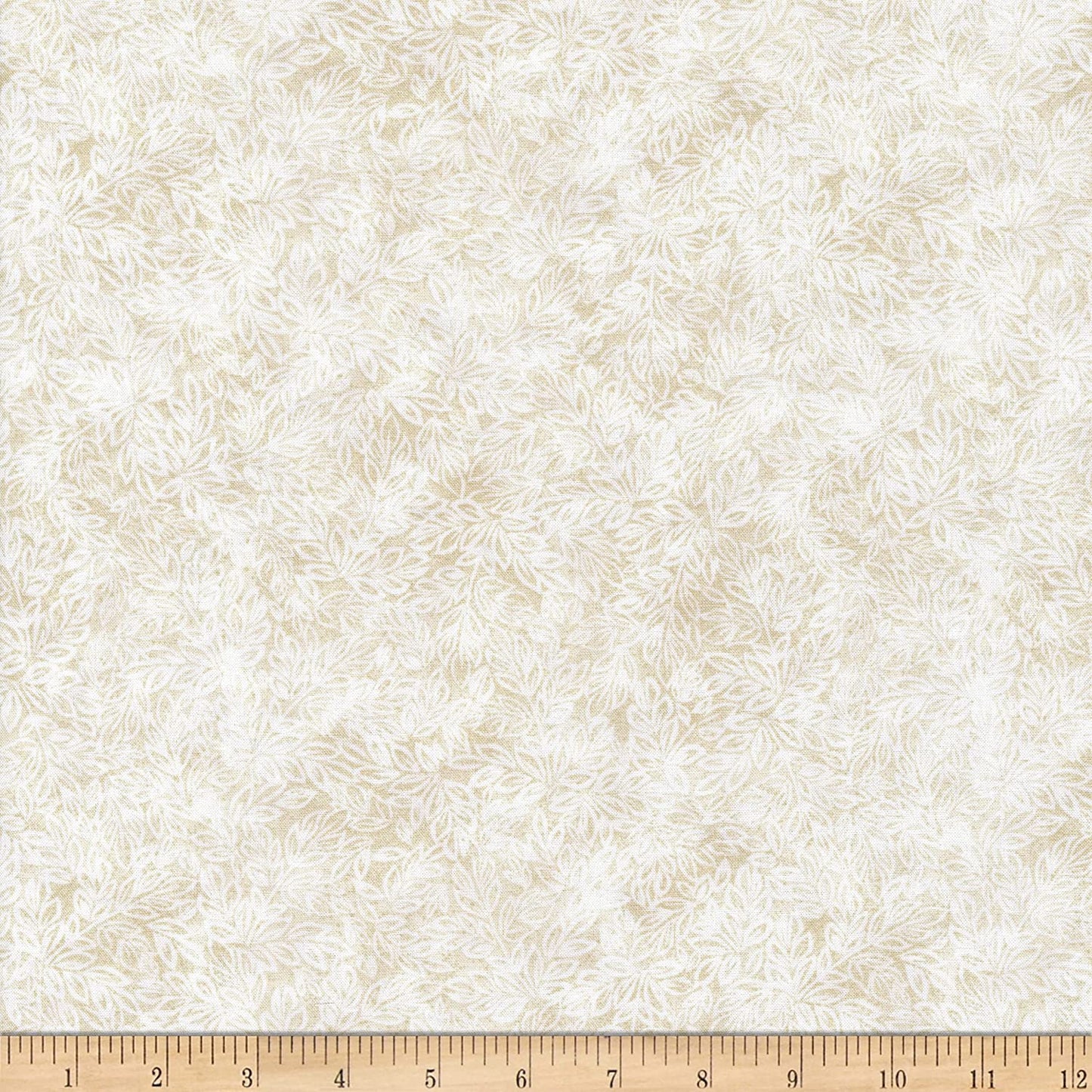 Meadow Mini Leaf Blender Cream Timeless Treasures Cotton Fabric