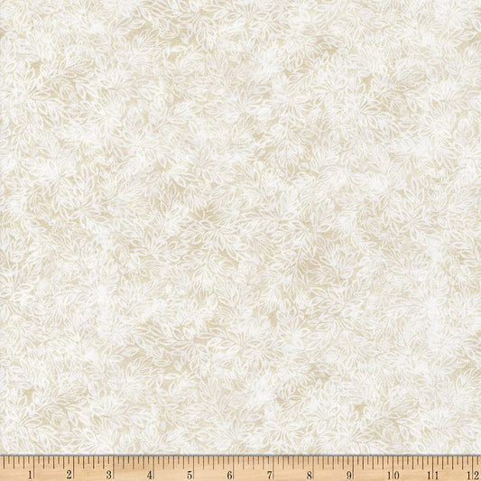 Meadow Mini Leaf Blender Cream Timeless Treasures Cotton Fabric