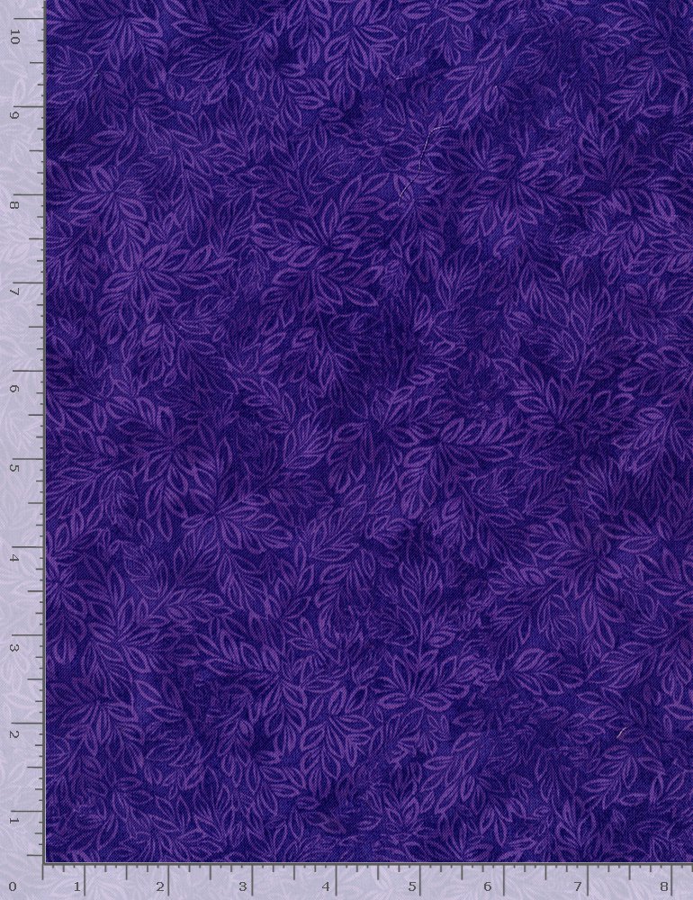 Meadow Mini Leaf Blender Grape Purple Timeless Treasures Cotton Fabric