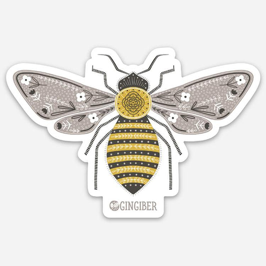 Bumble Bee Sticker Meadowmere Stacie Bloomfield Gingiber