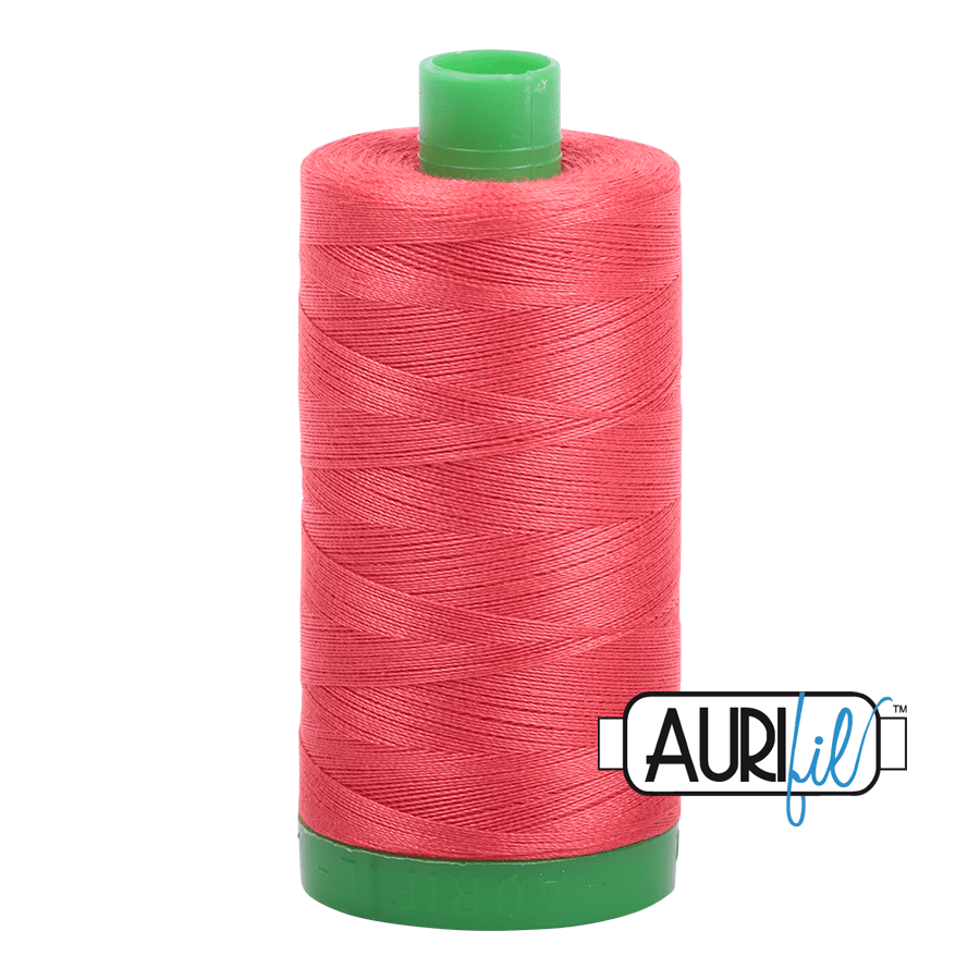 Medium Red 40 wt 1094 yd Large Spool Aurifil Cotton Quilting Thread AF-MK40SC6-5002