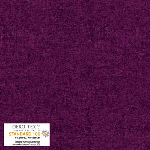 Melange Basic Tonal Blender Aubergine Purple Stof Blank Quilting Cotton Fabric