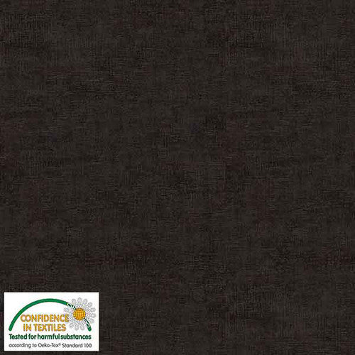 Melange Basic Tonal Blender Black Stof Blank Quilting Cotton Fabric