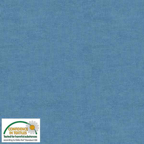 Melange Basic Tonal Blender Blue Sky Stof Blank Quilting Cotton Fabric