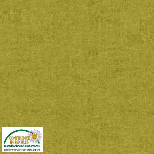 Melange Basic Tonal Blender Camel Green Stof Blank Quilting Cotton Fabric