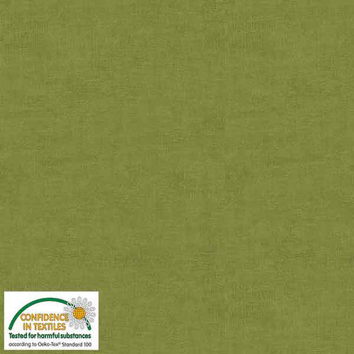 Melange Basic Tonal Blender Chartreuse Green Stof Blank Quilting Cotton Fabric