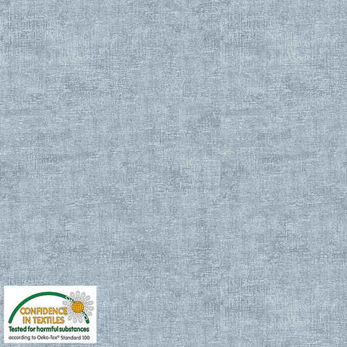 Melange Basic Tonal Blender Cloud Blue Stof Blank Quilting Cotton Fabric