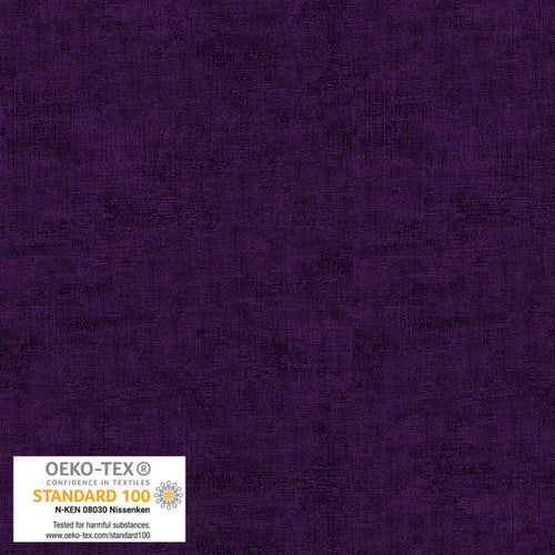 Melange Basic Tonal Blender Dark Purple Stof Blank Quilting Cotton Fabric