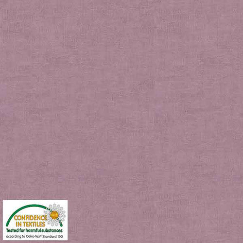 Melange Basic Tonal Blender Dusty Purple Stof Blank Quilting Cotton Fabric