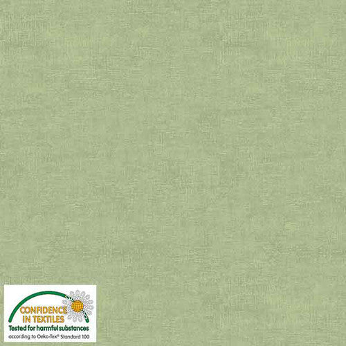 Melange Basic Tonal Blender Dusty Seafoam Stof Blank Quilting Cotton Fabric