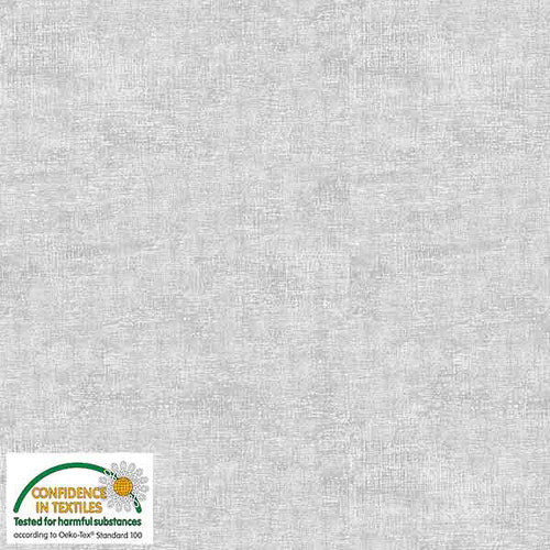 Melange Basic Tonal Blender Gray White Stof Blank Quilting Cotton Fabric