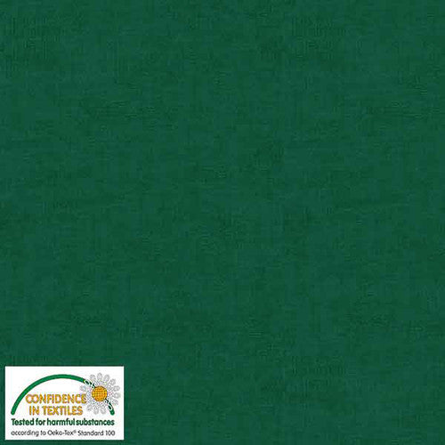 Melange Basic Tonal Blender Jungle Green Stof Blank Quilting Cotton Fabric