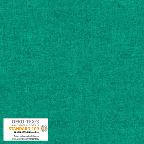 Melange Basic Tonal Blender Lapis Green Stof Blank Quilting Cotton Fabric