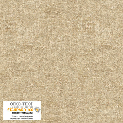 Melange Basic Tonal Blender Light Sand Beige Stof Blank Quilting Cotton Fabric