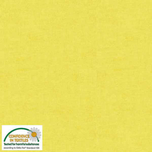 Melange Basic Tonal Blender Light Yellow Stof Blank Quilting Cotton Fabric