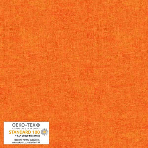 Melange Basic Tonal Blender Mandarin Orange Stof Blank Quilting Cotton Fabric