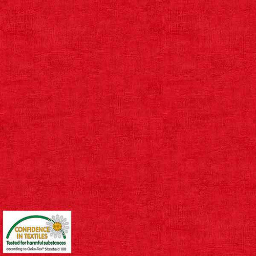 Melange Basic Tonal Blender Medium Cherry Stof Blank Quilting Cotton Fabric