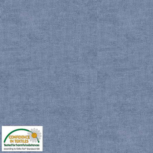 Melange Basic Tonal Blender Medium Denim Stof Blank Quilting Cotton Fabric