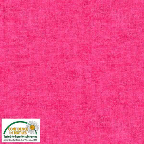 Melange Basic Tonal Blender Medium Pink Stof Blank Quilting Cotton Fabric