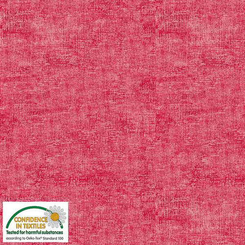 Melange Basic Tonal Blender Medium Red Stof Blank Quilting Cotton Fabric