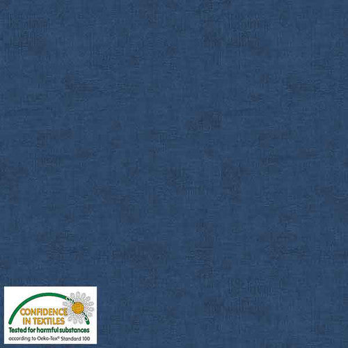 Melange Basic Tonal Blender Navy Stof Blank Quilting Cotton Fabric