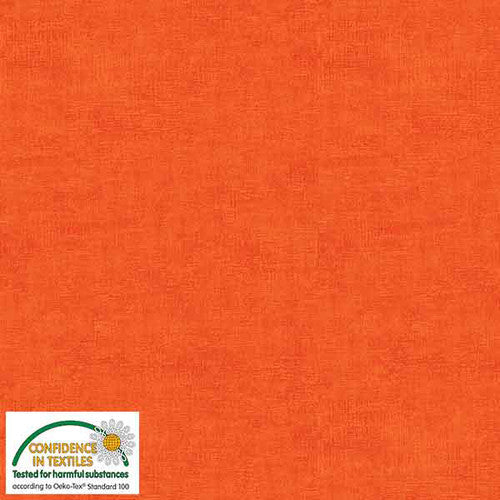 Melange Basic Tonal Blender Orange Stof Blank Quilting Cotton Fabric