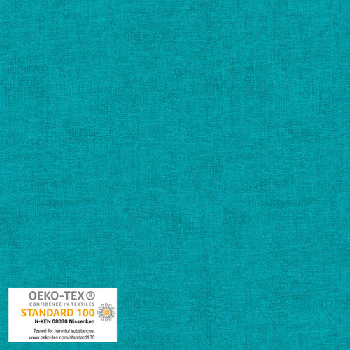 Melange Basic Tonal Blender Pool Blue Stof Blank Quilting Cotton Fabric