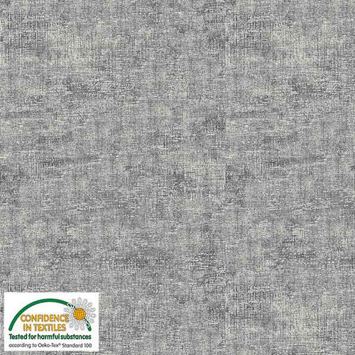 Melange Basic Tonal Blender Salt & Pepper Grey Stof Blank Quilting Cotton Fabric