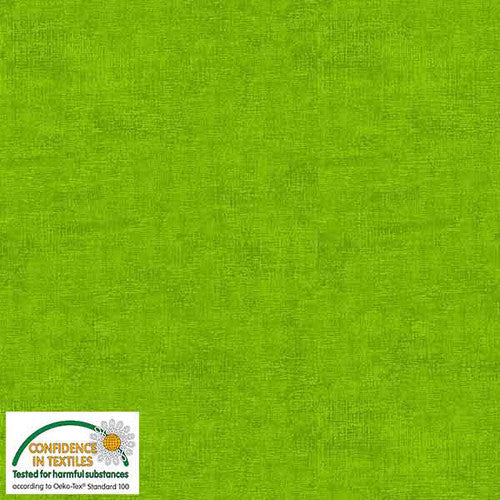 Melange Basic Tonal Blender Spring Green Stof Blank Quilting Cotton Fabric