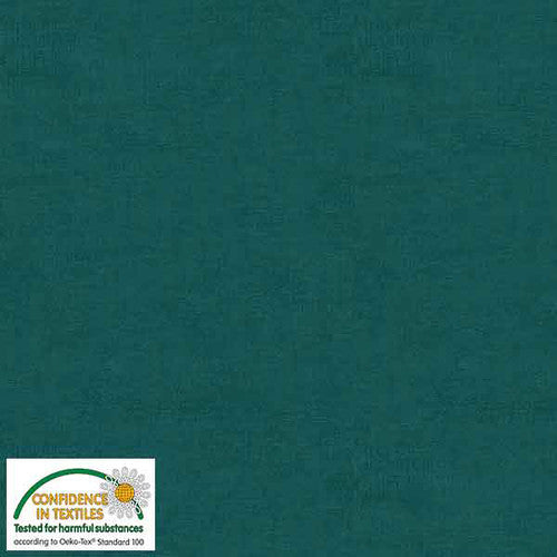 Melange Basic Tonal Blender TurqGreen Stof Blank Quilting Cotton Fabric