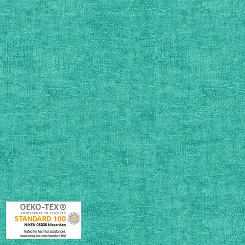 Melange Basic Tonal Blender Waterfall Green Stof Blank Quilting Cotton Fabric