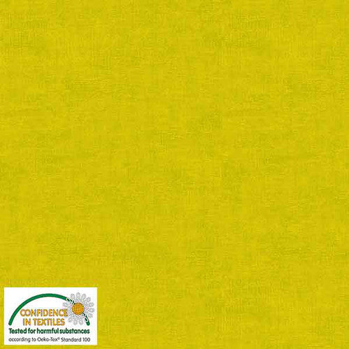 Melange Basic Tonal Blender Yellow Green Stof Blank Quilting Cotton Fabric