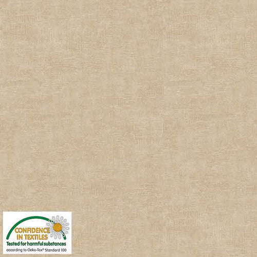 Melange Basic Tonal Blender Mocha Stof Blank Quilting Cotton Fabric