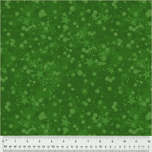 Meowy Christmas Twinkle Pine Kim Haskins Windham Fabrics Cotton Fabric WF-54487-2