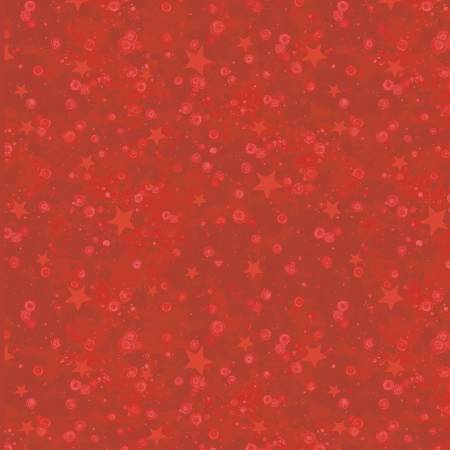 Meowy Christmas Twinkle Red Kim Haskins Windham Fabrics Cotton Fabric WF-54487-5