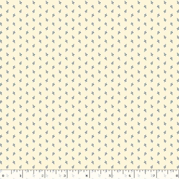 Middleboro Road Mini Sprig Cream Suzi Smith Marcus Fabrics Cotton Fabric MF-R581565D-CREAM