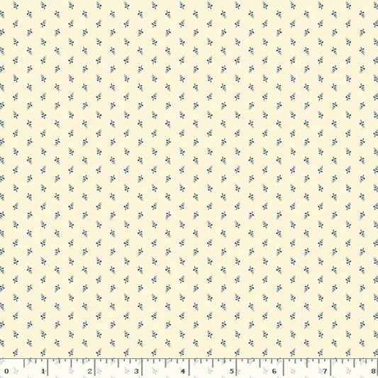 Middleboro Road Mini Sprig Cream Suzi Smith Marcus Fabrics Cotton Fabric MF-R581565D-CREAM
