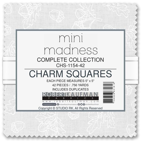 Mini Madness 5" Squares Studio RK Robert Kaufman Cotton Fabric