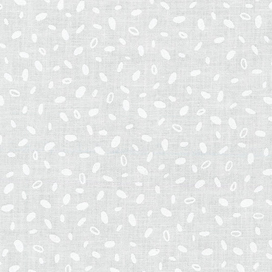 Mini Madness Irregular Blotches White White Robert Kaufman Cotton Fabric