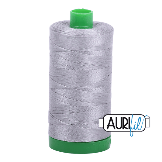 Mist Grey 40 wt 1094 yd Large Spool Aurifil Cotton Quilting Thread AF-MK40SC6-2606