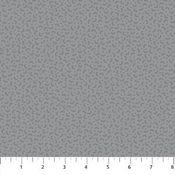 MixMasters Mashup Mac and Peas Steel Grey Patrick Lose Cotton Fabric