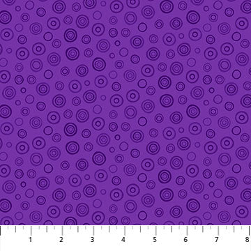 MixMasters Mashup Ringers Grape Purple Patrick Lose Cotton Fabric