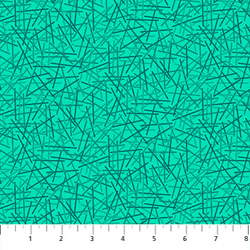 MixMasters Mashup Sticks Aquamarine Green Patrick Lose Cotton Fabric