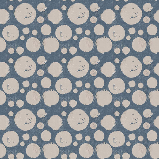 Modern Abstractions Dots Allover Slate Gray Bentpath Studios Blank Quilting Cotton Fabric