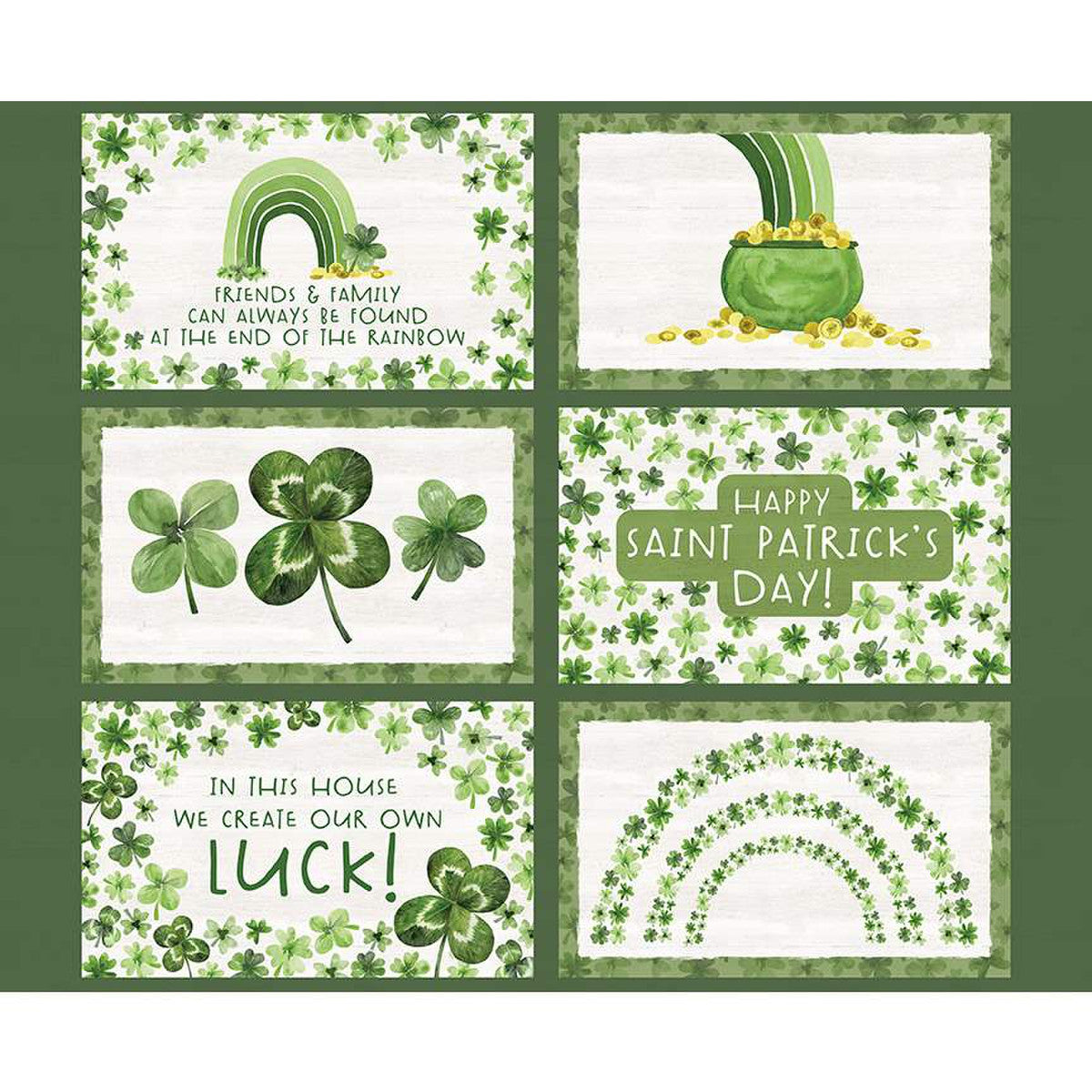 Monthly Placemats March Placemat Panel 36” Tara Reed Riley Blake Designs Cotton Fabric