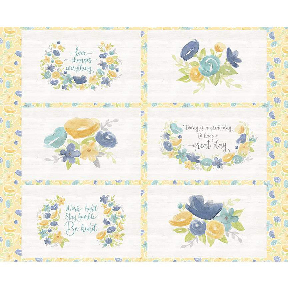 Monthly Placemats May Placemat Panel 36” Tara Reed Riley Blake Designs Cotton Fabric