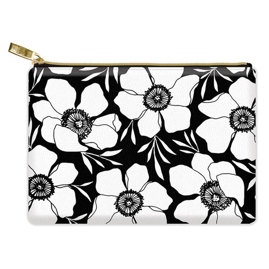 Moody Florals Glam Bag 8"x5.5" Vinyl Punch Studio Moda