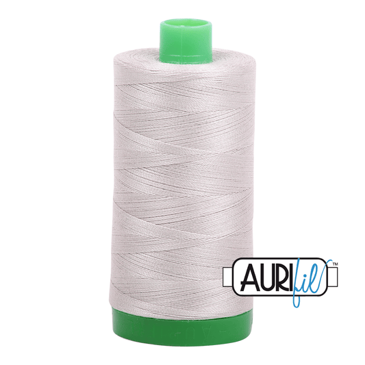 Moondust Grey 40 wt 1094 yd Large Spool Aurifil  Cotton Quilting Thread AF-MK40SC6-6725