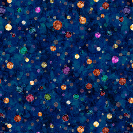 Moonshadow Dot Blue Dan Morris Quilting Treasures Cotton Fabric